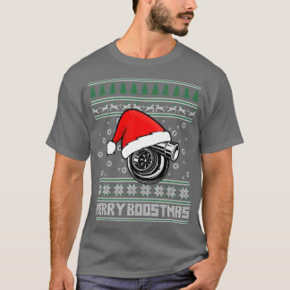 Camiseta Feliz Boostmas Turbo Ugly Natal