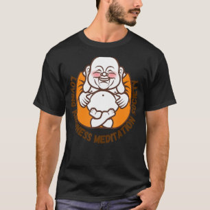 Camiseta Feliz Buddha Adorando gentileza Metta Bênção Oraçã