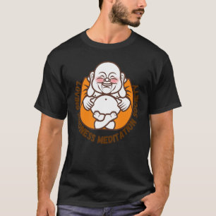 Camiseta Feliz Buddha Adorando gentileza Metta Bênção Oraçã