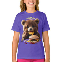 Feliz Burger Bear Tee