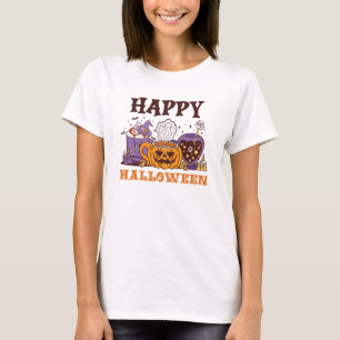 Camiseta Feliz Café Halloween Breve
