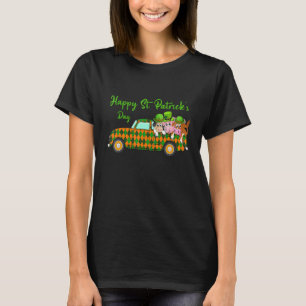 Camiseta Feliz Caminhão de Dia de São Patrício Gr