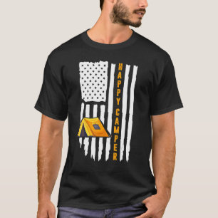 Camiseta Feliz Camper American Flag Camper Men Women