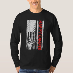Camiseta Feliz Camper American Flag Camper Men Women