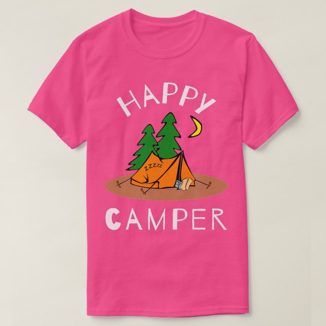 Camiseta Feliz Camper Birthday Engraçado Gift Pai Kids Men  (Frente do Design)