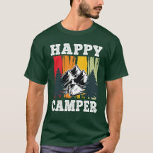 Feliz Camper Engraçado Acampamento Legal do Caminh