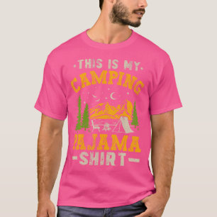 Camiseta Feliz Camper Engraçado Caminhando Ao Exterior Este