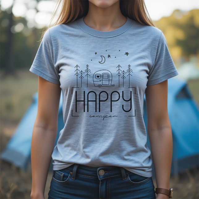 Camiseta Feliz Camper T-Shirt (Criador carregado)