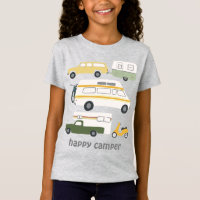 FELIZ CAMPER Vintage camping trailer RV PERSONALIZ
