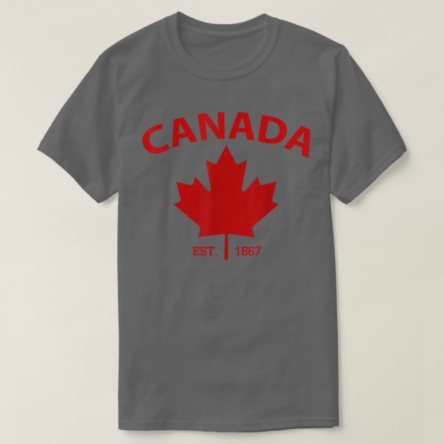 Camiseta Feliz Canadá Leste (Frente do Design)