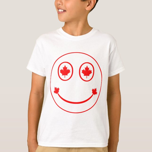 Camiseta Feliz canadense (Frente)