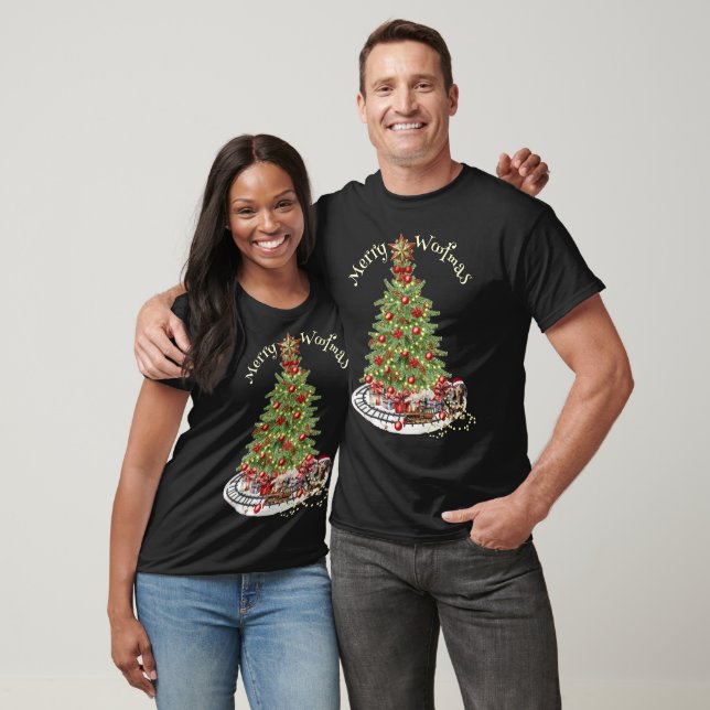 Camiseta Feliz Canat Natal Design- Dachshund (Unissex)