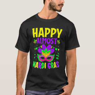 Camiseta Feliz Carnaval de Máscara de Máscara de Mardi Gras