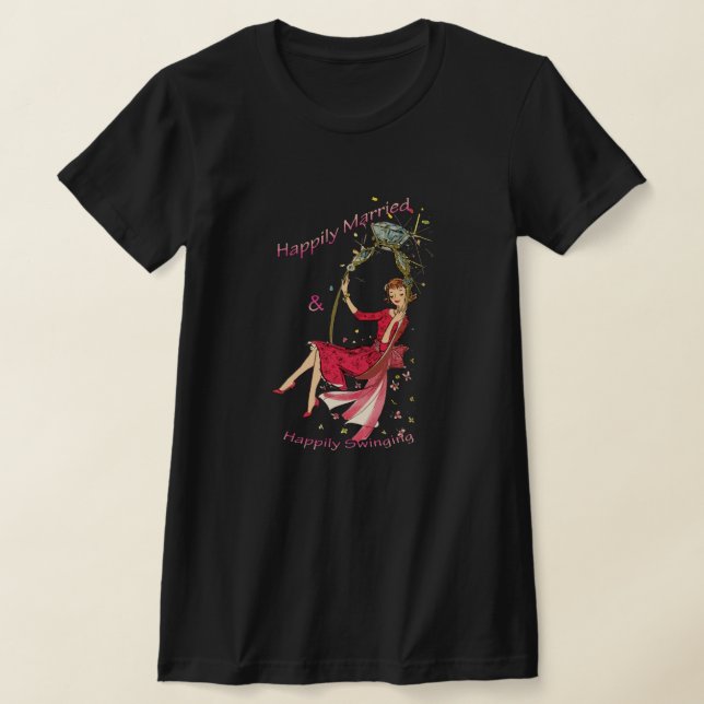 Camiseta Feliz Casamento e Feliz Balanço (Postura )