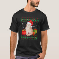 Feliz Catma Gato de Natal Feio Pai Mãe