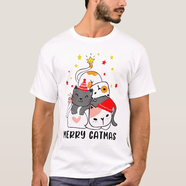 CAMISETA FELIZ CATMAS (Frente)