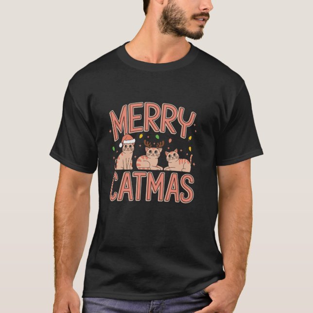 Camiseta Feliz Catmas (Frente)