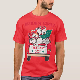 Camiseta Feliz Catmas amantes de gatos-de-natal Bradley Fa