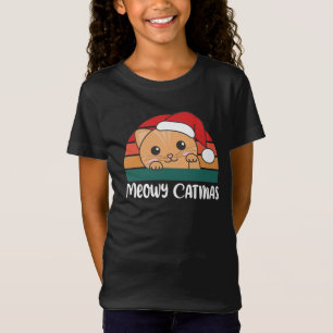 Camiseta Feliz Catmas Engraçado Cat Pun de Natal