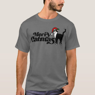 Camiseta Feliz Catmas gatinhos de Natal
