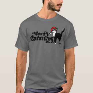 Camiseta Feliz Catmas gatinhos de Natal
