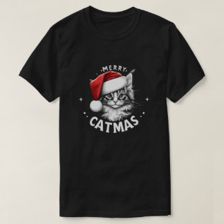 Camiseta Feliz Catmas Maine Coon Natal