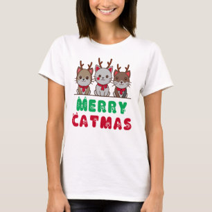 Camiseta Feliz Catmas, Meowy Natal