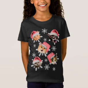 Camiseta Feliz Catmas Natal Gatinho Natal
