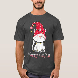 Camiseta Feliz Catmas Natal Gift Engraçados Gnomos Cute Chr