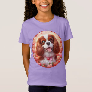 Camiseta Feliz Cavalier Puppy Heart-Shirt Hershey Pup