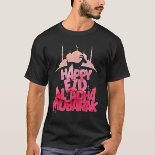 Camiseta Feliz Celebrado Eid Al Adha Mubarak Holida Islâmic