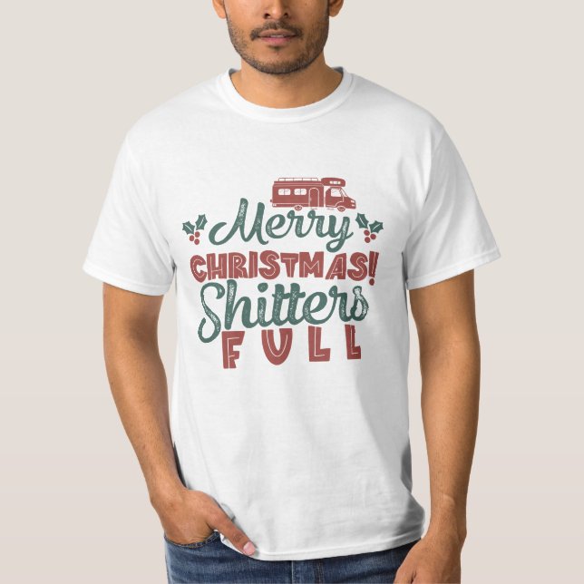 Camiseta Feliz Cheio de Natal - Férias (Frente)