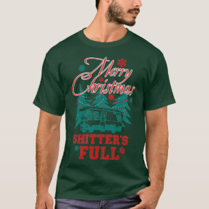 Camiseta Feliz Cheio de Shitters de Natal