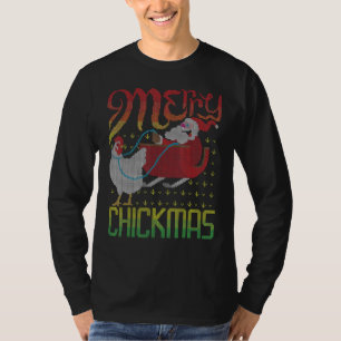 Camiseta Feliz Chickma Fickle Febre de Natal Poul