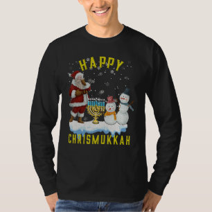 Camiseta Feliz Chrismukkah Engraçado Chrismukkah Hanukkah J