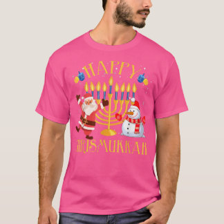 Camiseta Feliz Chrismukkah Engraçado Chrismukkah Hanukkah J