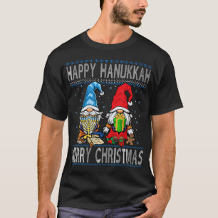 Camiseta Feliz Chrismukkah Feliz Natal Feliz Chanukah J