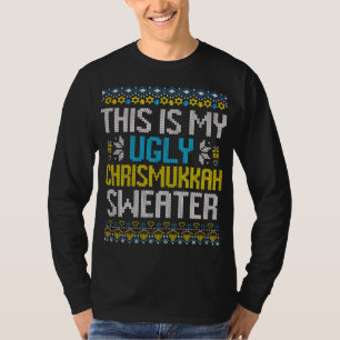 Camiseta Feliz Chrismukkah Feliz Natal Hanukkah