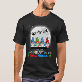 Camiseta Feliz Chrismukkah Gnomos Hanukkah