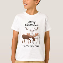 Feliz Christmoose Happy New Deer
