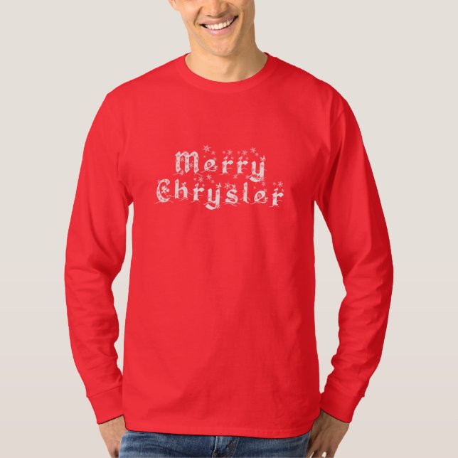 Camiseta Feliz Chrysler - feriado engraçado Vine meme (Frente)