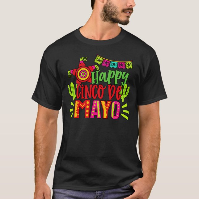 CAMISETA FELIZ CINCO DE MAIO (Frente)