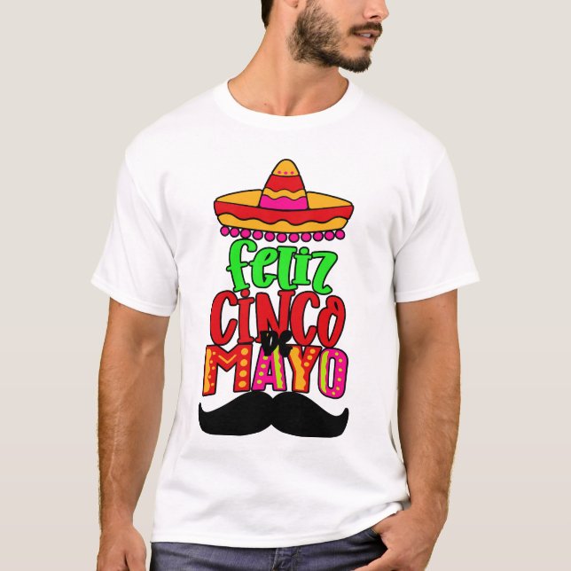 CAMISETA FELIZ CINCO DE MAIO (Frente)