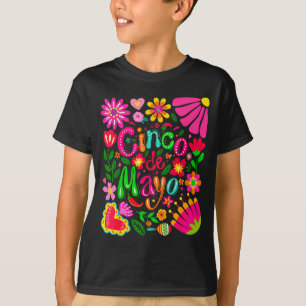 Camiseta Feliz cinco de maio sombrero margarita mexicana