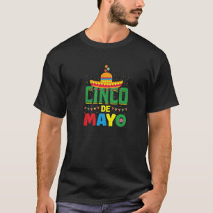 Camiseta Feliz Cinco De Mayo 5 De Mayo Viva México Cinco De