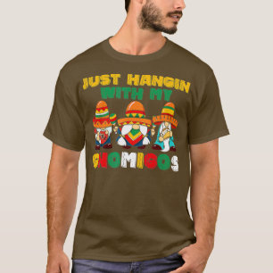 Camiseta Feliz Cinco De Mayo Apenas Aguentando Com Meus Gno