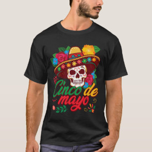 Camiseta Feliz Cinco De Mayo Festa Mexicana 5 De Maio Menin