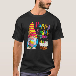 Camiseta Feliz Coelho Páscoa Gnomo Coelho Coelho Crianças d