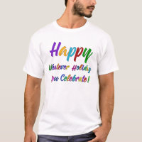 Feliz colorido o que feriado você comemora!