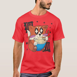 Camiseta Feliz Comer Ramen Japão Estilo Kawaii Anime Fo